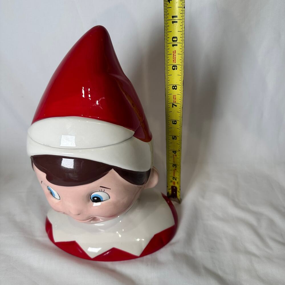 Elf on the shelf At Home Cookie Jar Pixie Blue Eyes Christmas Holiday Limited - Picture 5 of 11